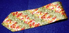 MEN'S CRED 17 MULTI COLORFLORAL TIE - TIES - NECK TIES - DESIGNER TIES.