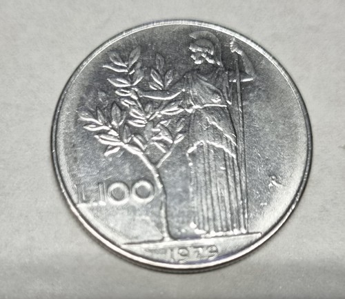Moneta 100 lire 1979 - moneta,