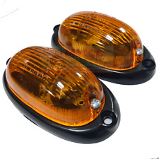 COPPIA FRECCE LATERALI ARANCIONE TRATTORE MACCHINE AGRICOLE LUCE MULETTO