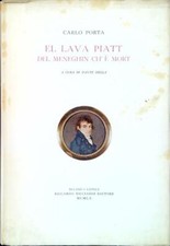 EL LAVA PIATT DEL MENEGHIN CH'E' MORT PORTA CARLO RICCARDO RICCIARDI 1960 