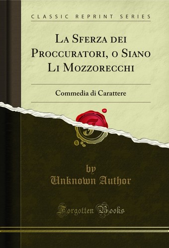 Sferza dei proccuratori o - sferza, proccuratori,