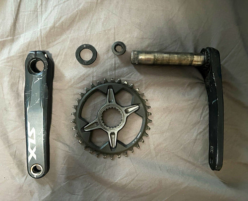 Guarnitura shimano slx 175mm - guarnitura,