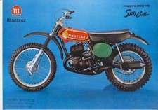  depliant, brochure MOTO MONTESA CAPPRA 250 VR -MOTOCROSS EPOCA MOTOSPAGNOLE