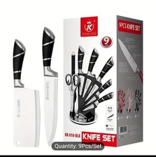 Set di 9 coltelli da cucina di