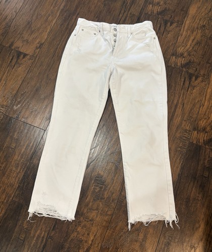 Jeans bianco pistola gamba