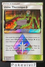 Carte Pokemon USINE THERMIQUE 178/214 Holo PRISME Soleil et Lune 8 SL8 FR NEUF
