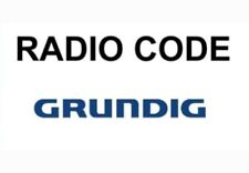 Code Codice Sblocco Radio grundig LEGGETE PRIMA DI ACQUISTARE 