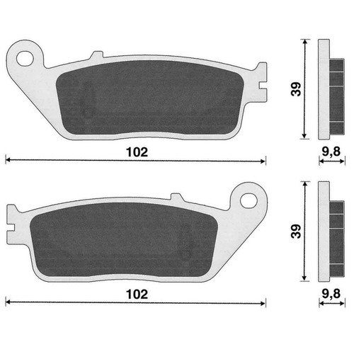 Coppia pastiglie per yamaha - per,