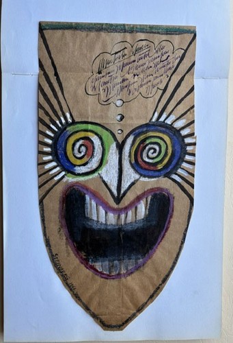 Dessin pastel encre saul - de,