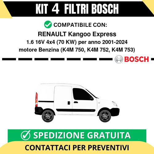Kit bosch filtri - bosch, 4