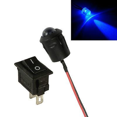 Allarme falso led 10mm - falso, blu