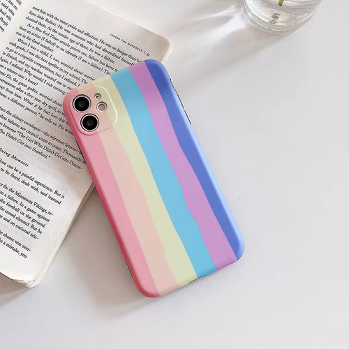 Custodia sfumata arcobaleno