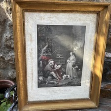 Stampa Antica 1836 Con Cornice