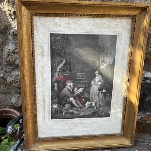 Stampa antica 1836 con cornice - antica,