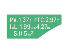 Pochoir plaque de tare pour