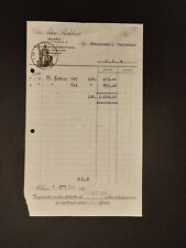 Fattura Milano Macchine per la Fabbricazione delle Calzature BARTOLAZZI  QX3574