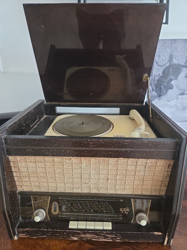 Radio giradischi epoca - giradischi, d'epoca