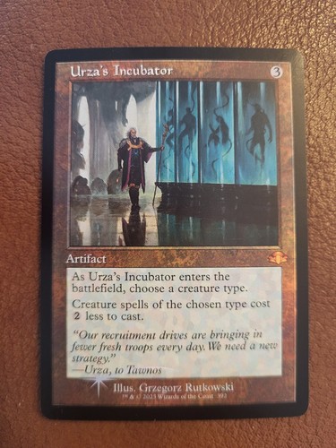 Urza incubator foil retro - urza's, retro*