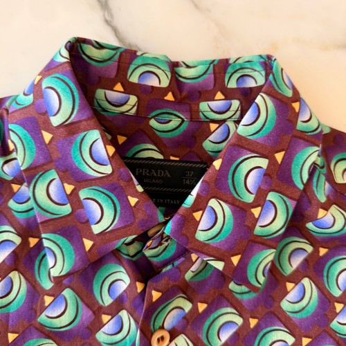 Prada camicia uomo cotone - prada,