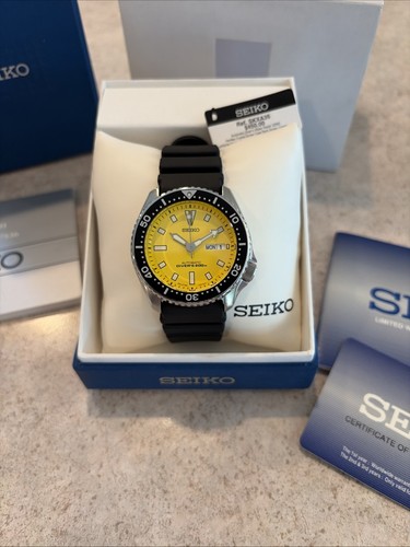Orologio uomo seiko giallo - orologio,