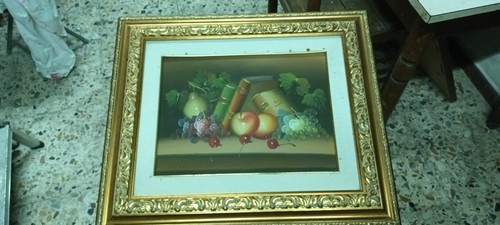Quadro natura morta con frutta