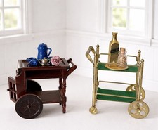 Carrello da bar vintage 1:12