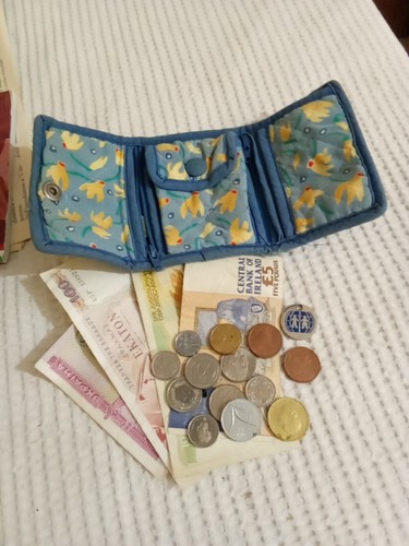 Portafogli con banconote - portafogli,