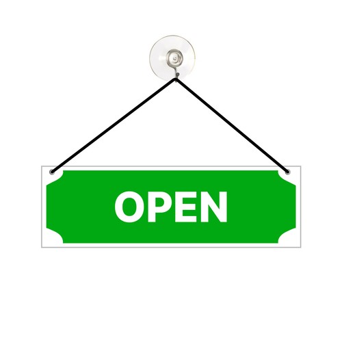 Cartello sospeso open closed - cartello,