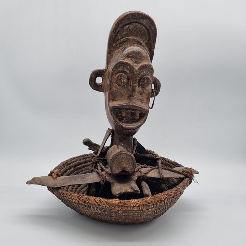 Antica statuetta reliquiario