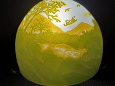 Lampada da scrivania in vetro