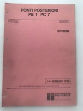 Info Servizio OFFICINA UFFICIALE PEUGEOT Ponti Posteriori PB1 PC7