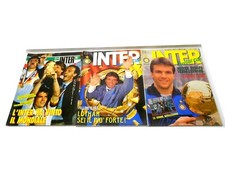 INTER football club 3 riviste 1990-91 Lothar Matthaus mondiale e pallone d'oro