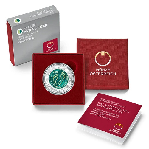 Austria 2018 argento - austria, 25€