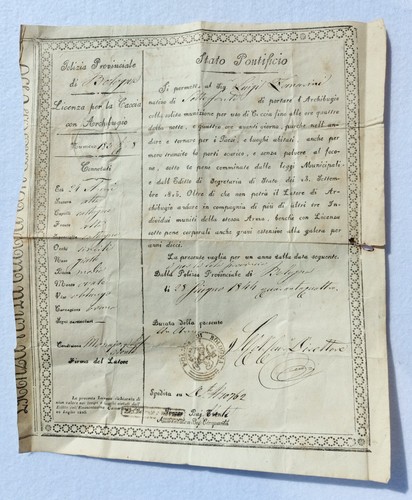 Licenza per caccia con - la,