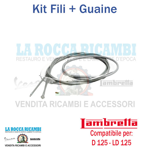 Kit fili guaine lambretta d - guaine,