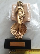 SCULTURA ARGENTO D'ORATO VENERE BOTTICELLI  18.5X7.5 OTTIME CONDIZIONI 