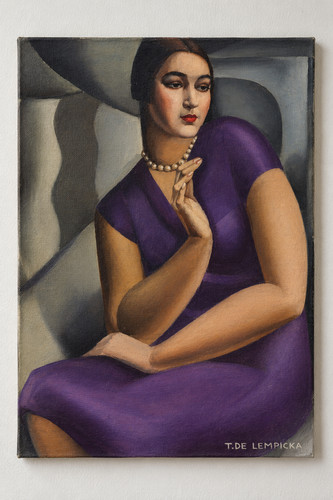 Quadro olio tela tamara de - tela,