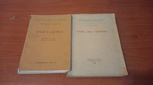 Lotto libri rari critica - libri,