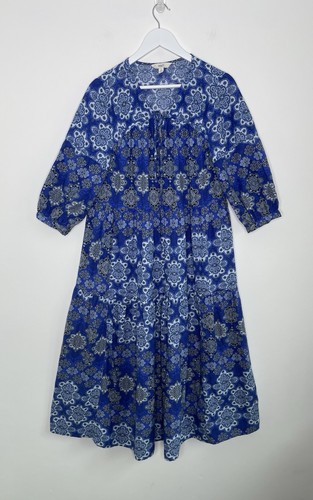 Abito lungo midi cotone - m&s,