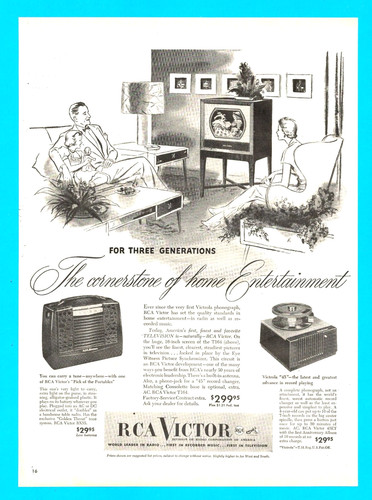 Rca victor radiofonografo - rca,