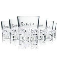 6 bicchieri Rumbullion 0,2 l tumbler rilievo ableforth bicchieri rum speziato cocktail bar