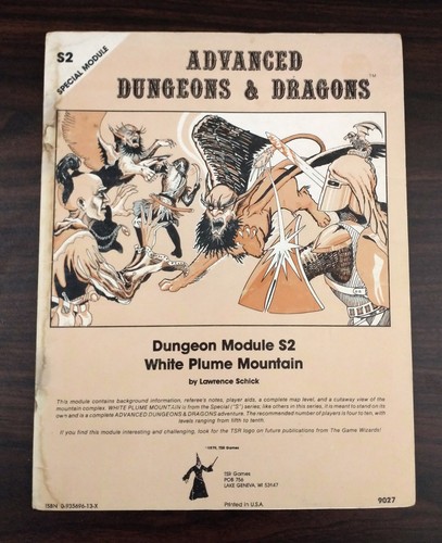 Modulo white plume - ad&d,