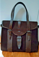 Belstaff brown leather laptop bag, like new   