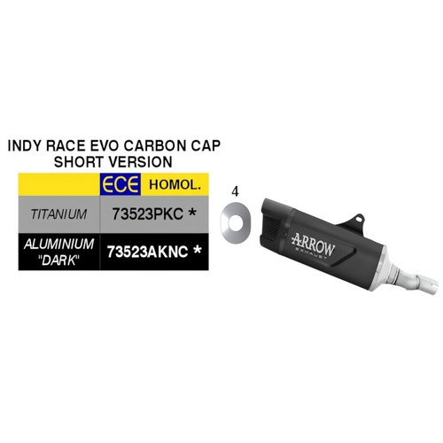 Marmitta arrow indy race - indy, evo