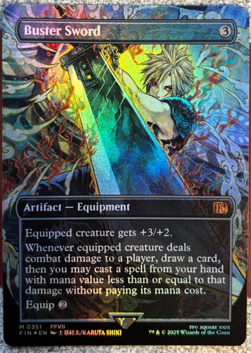 Mtg foil buster sword - mtg, (full
