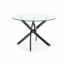 Tavolo Pranzo Rotondo Vetro