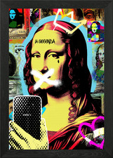 Poster Pop Art Gioconda con