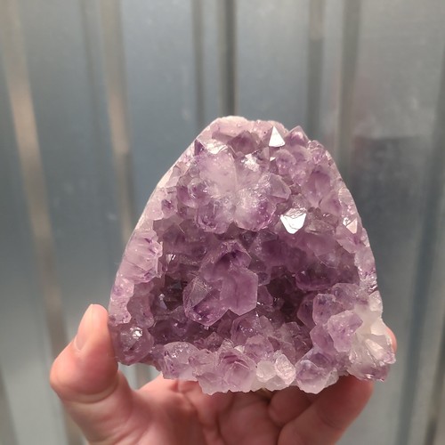 Amethyst geode cut - amethyst,