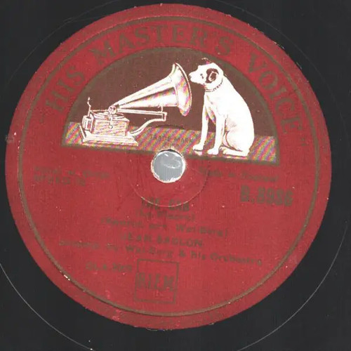 Schellack his master voice - his,