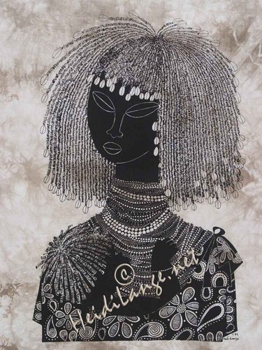 Heidi lange batik dell - batik, dell'africa